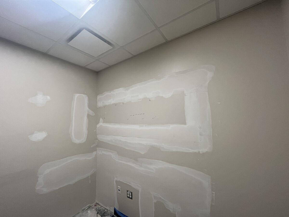 Drywall patching and ceiling tile finishing by JN Contractor LLC in Nashville TN