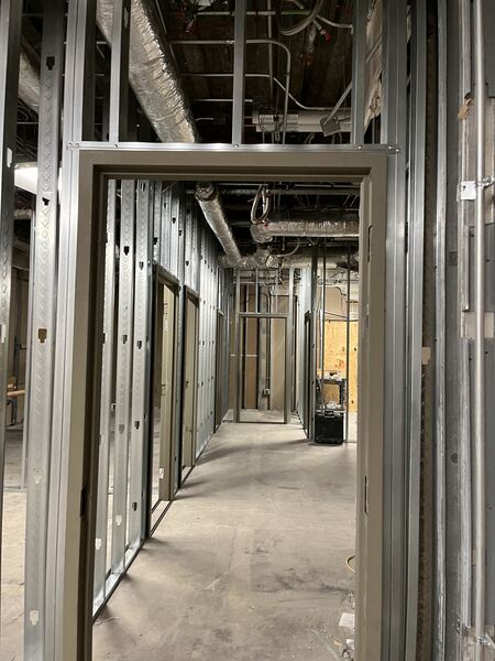 Metal ceiling grid framing for commercial building in Smyrna TN
